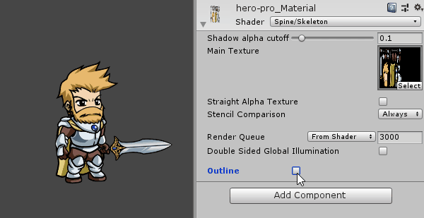 Outline Shader Enable/Disable